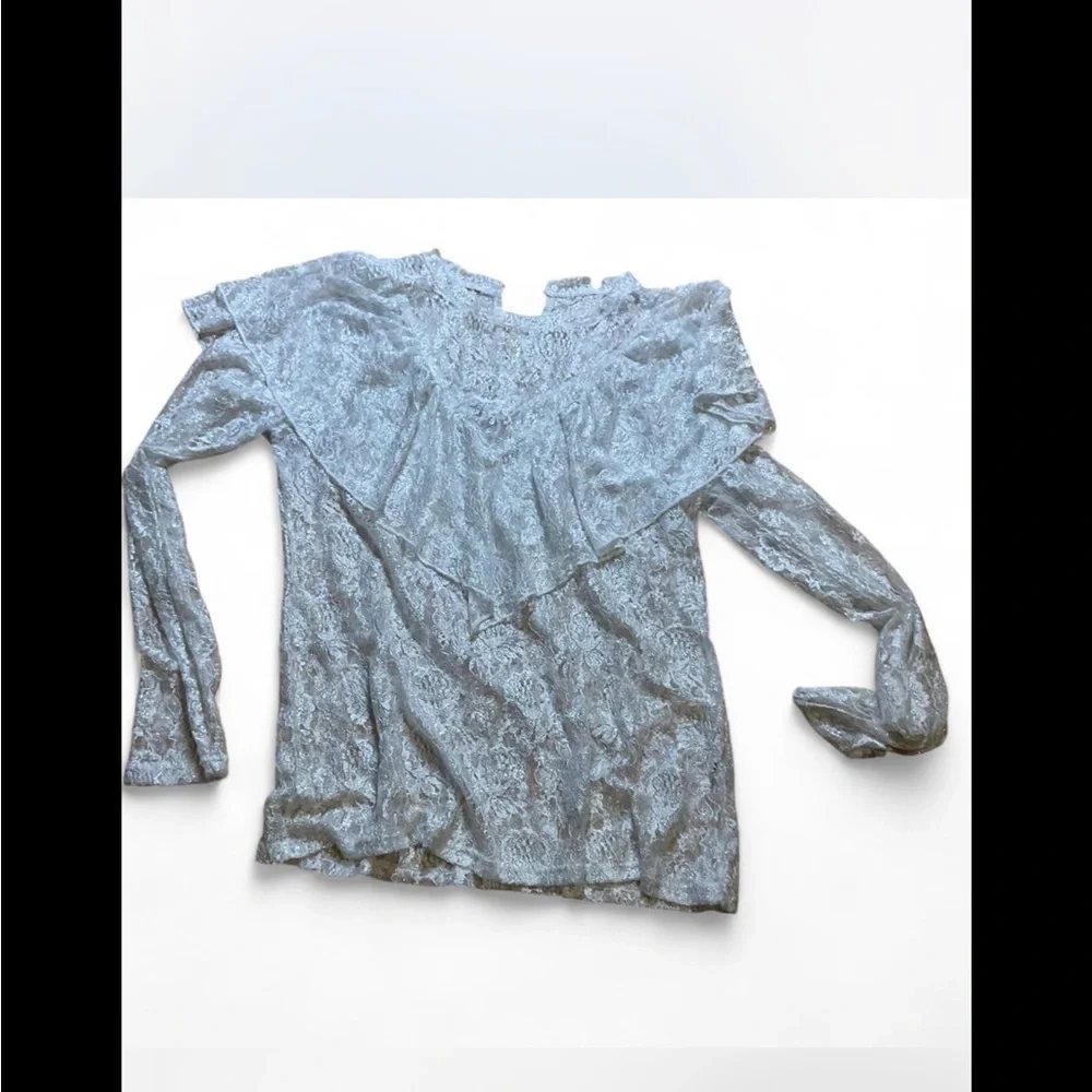 Free people‎ Elegant Lace Long Sleeve Top